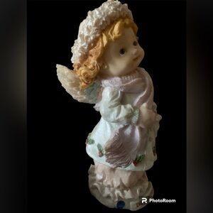 Vintage Cherub Angel December Birthday